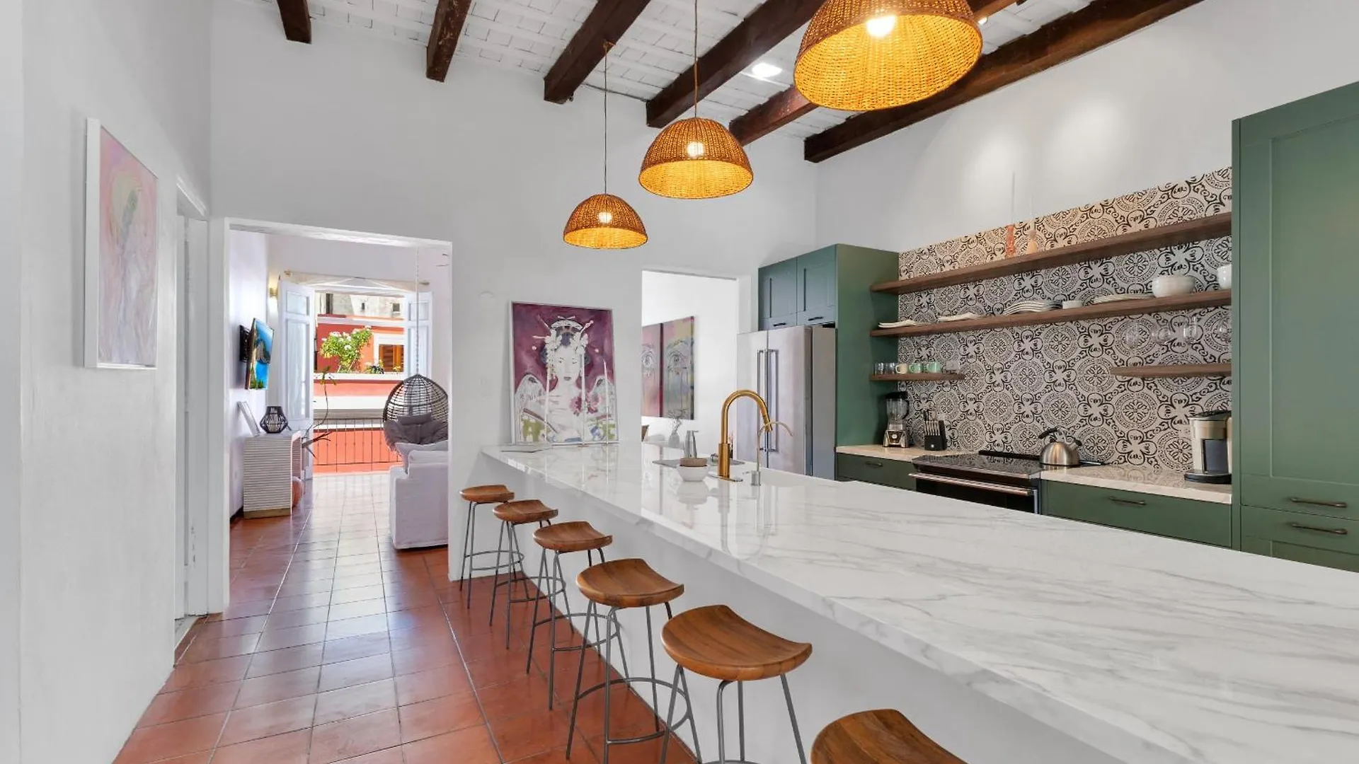 Semesterbostad Whole Home With Lush Patio In Heart Of Old San Juan Puerto Rico